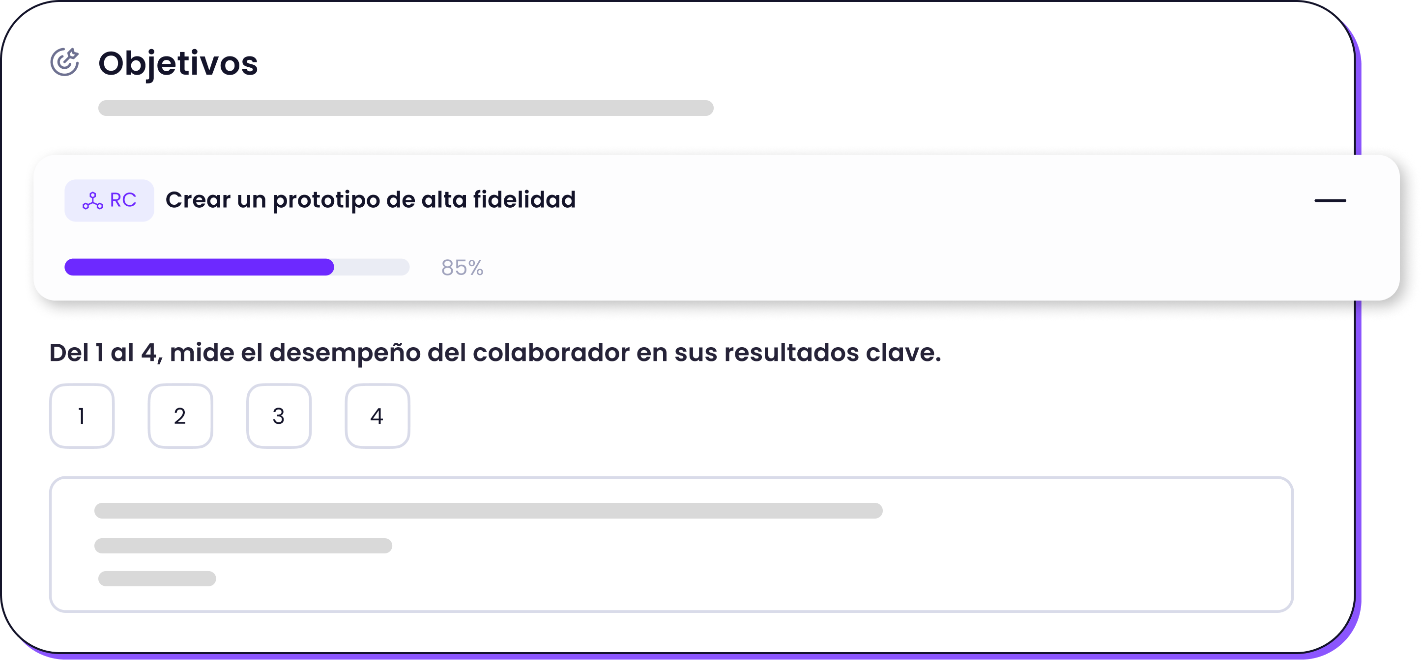 Reporte de avance de objetivos y resultados clave de Lapzo.